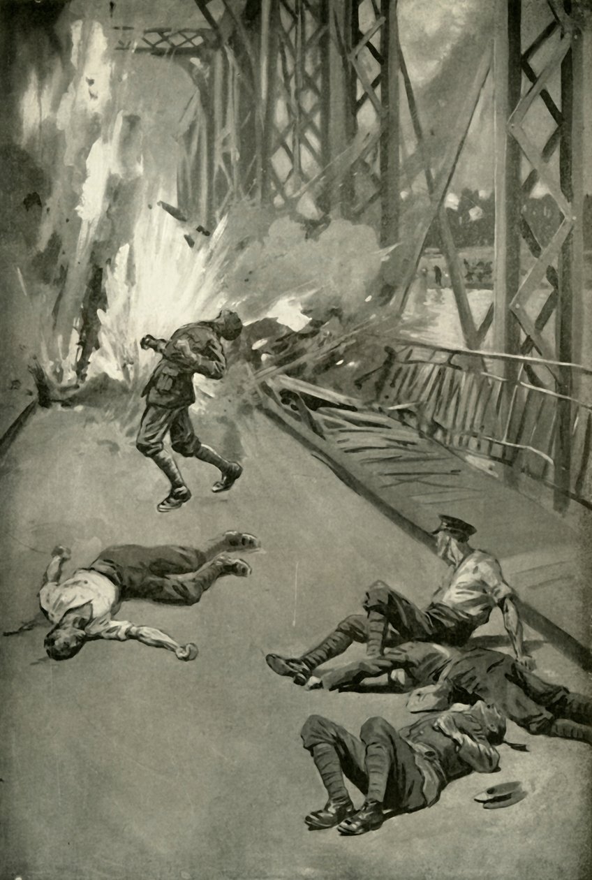 Esplosione di un ponte sull