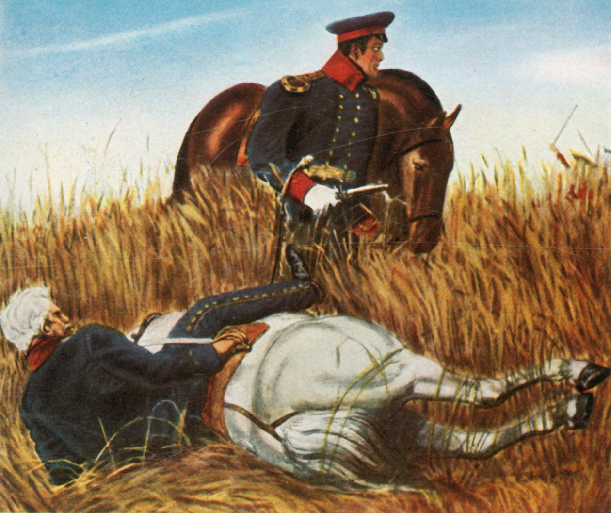 Blücher alla battaglia di Ligny, 16 giugno 1815, 1936 da Unbekannt