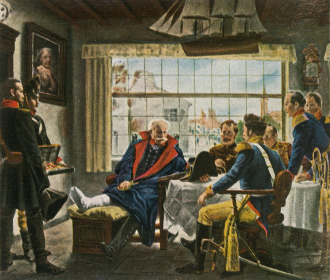 Blücher prende possesso delle medaglie e del cappello di Napoleone dopo...Waterloo, 18 giugno 1815, 1936 da Unbekannt