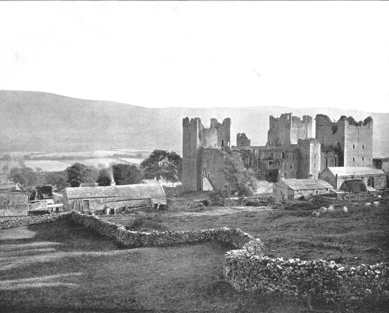 Castello di Bolton, Wensleydale, North Yorkshire, 1894 da Unbekannt