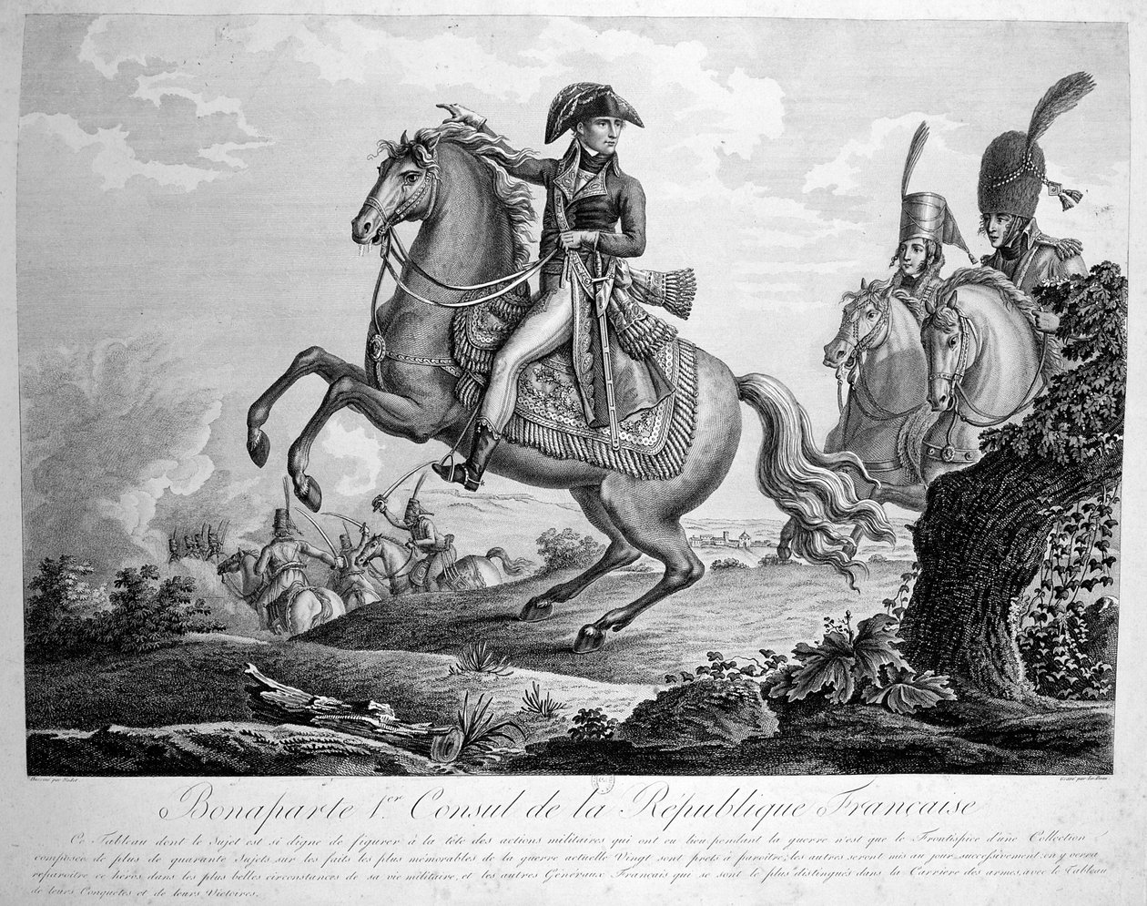 Bonaparte 1° Console della Repubblica Francese, XIX secolo da Unbekannt