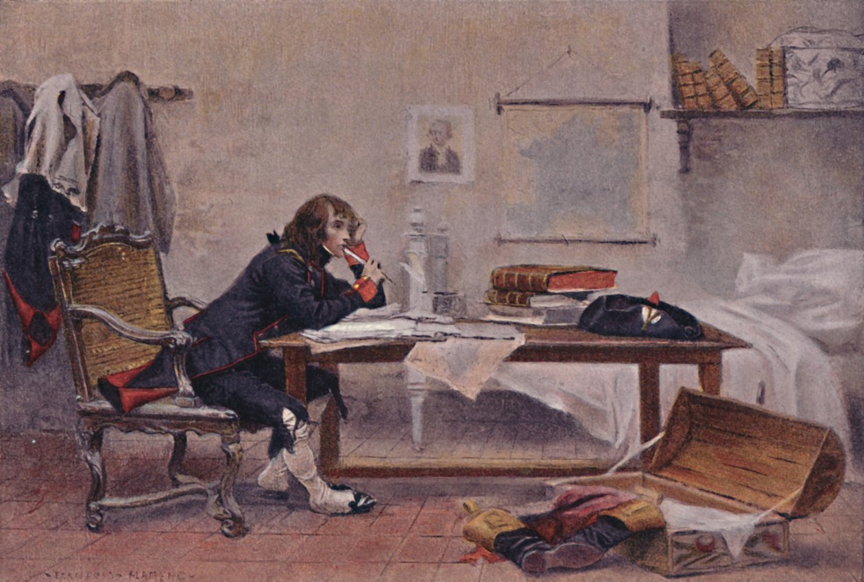 Bonaparte ad Auxonne, 1788, 1896 da Unbekannt