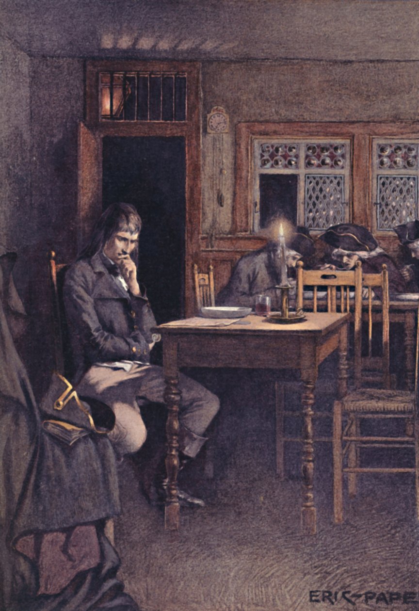 Bonaparte nel 1792 come frequentatore di un ristorante da sei sous a Parigi, 1896 da Unbekannt