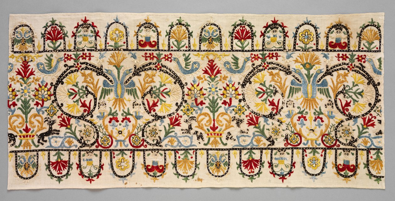 Strisce di bordo di una gonna, 1600-1700 da Unbekannt