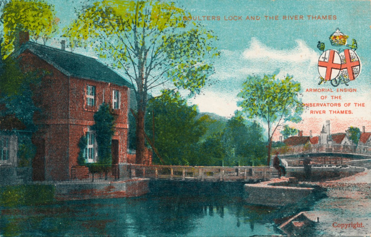 Boulters Lock e il fiume Tamigi da Unbekannt