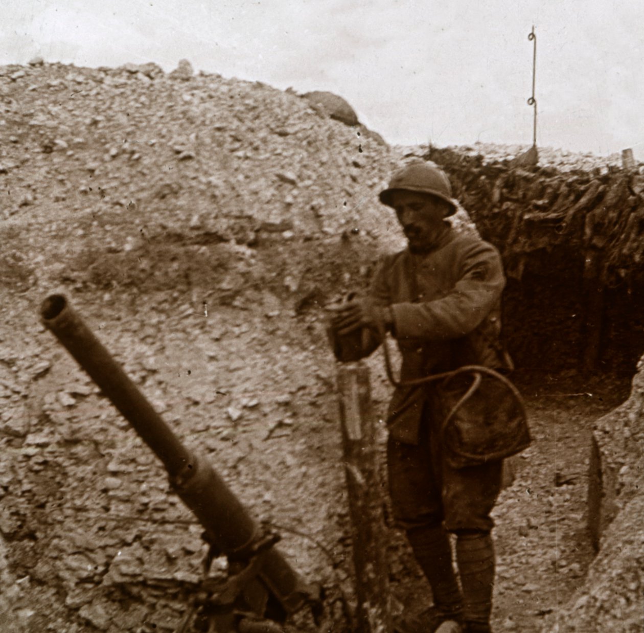 Cannone Brandt, c1914-c1918 da Unbekannt