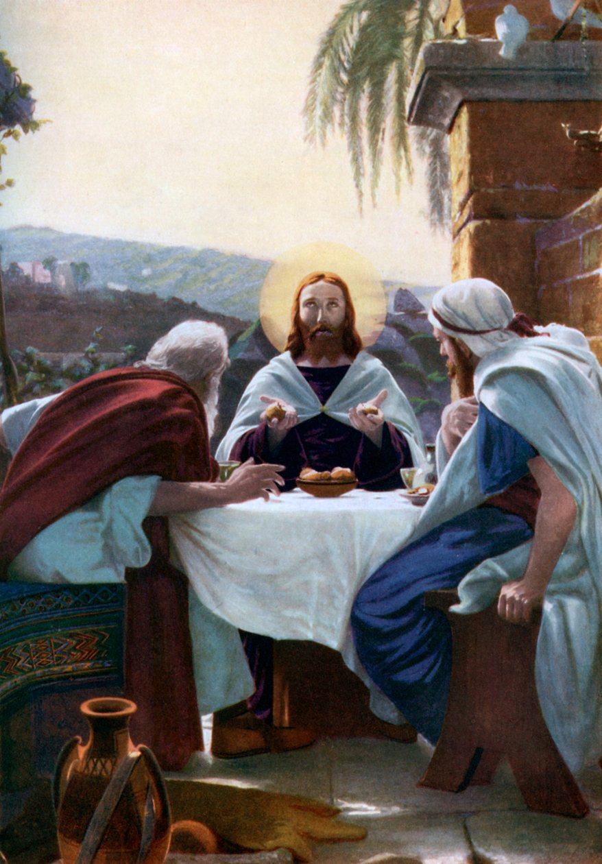 La cena di Emmaus da Unbekannt