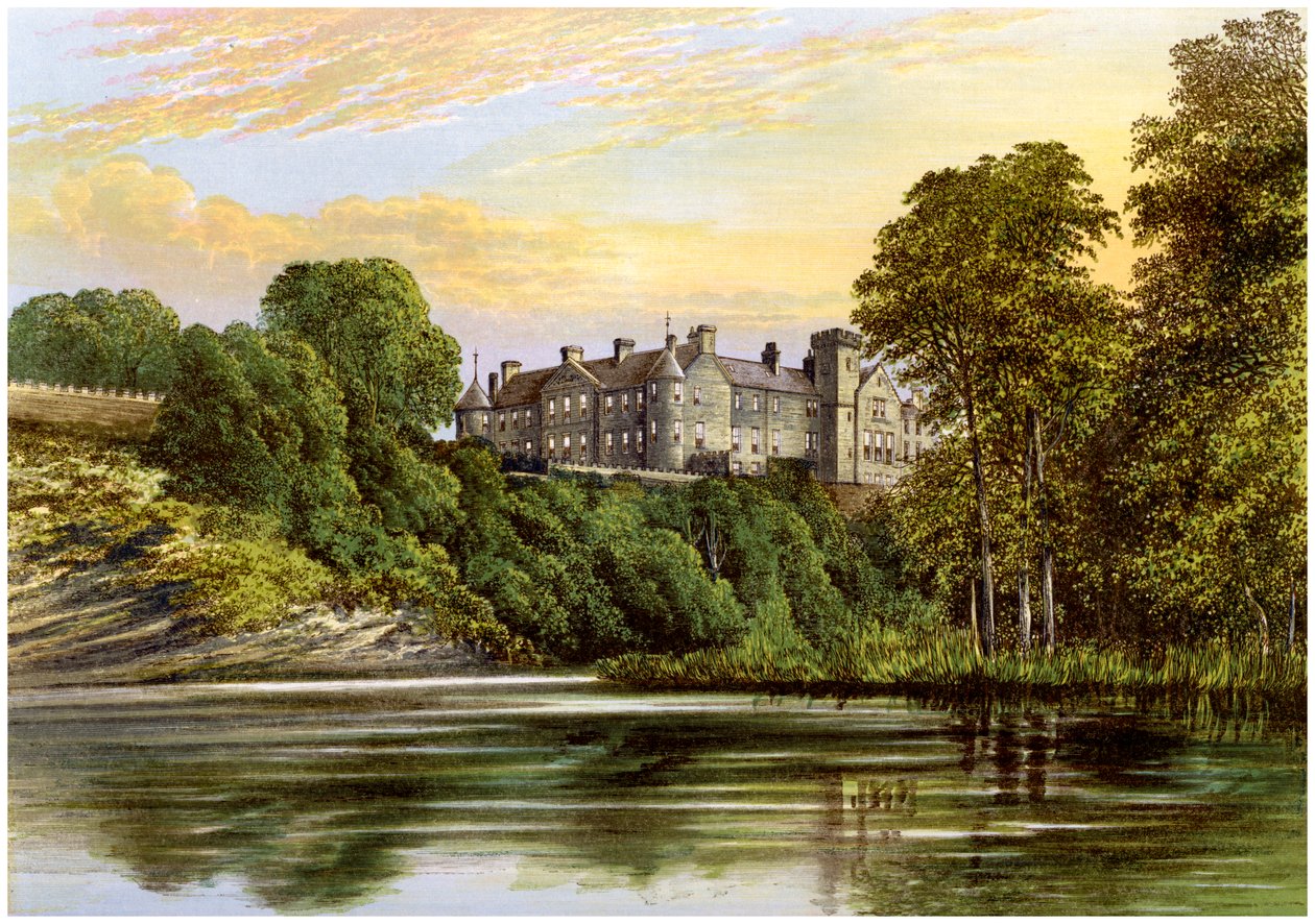 Castello di Brechin, Brechin, Angus, Scozia, casa del Conte di Dalhousie, c1880 da Unbekannt