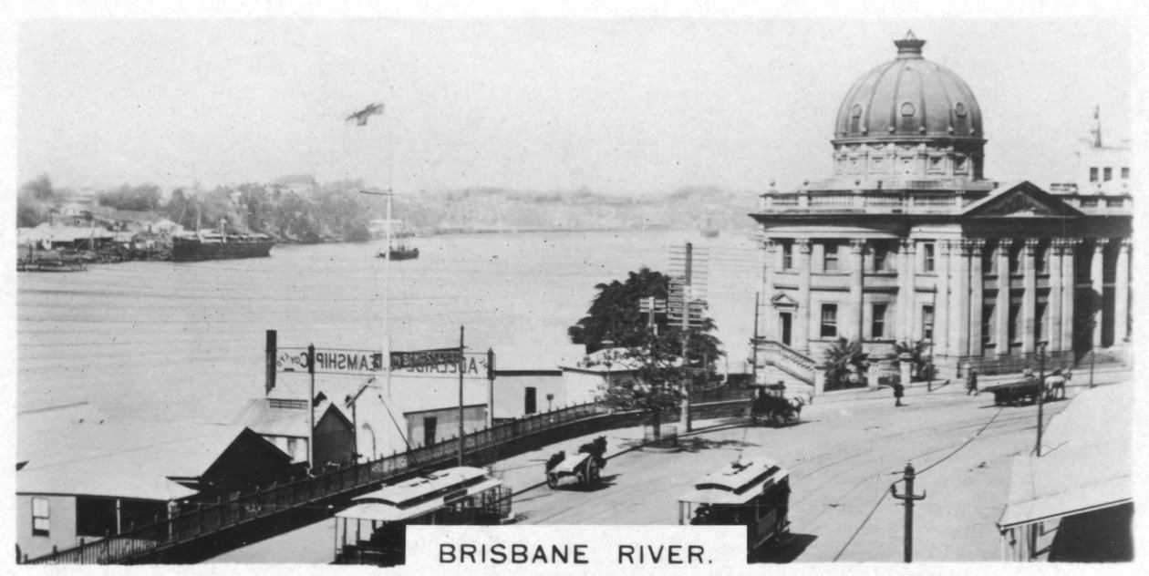 Fiume Brisbane, Queensland, Australia, 1928 da Unbekannt