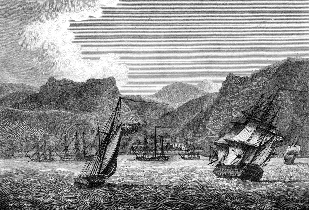 Navigazione britannica al largo di Sant