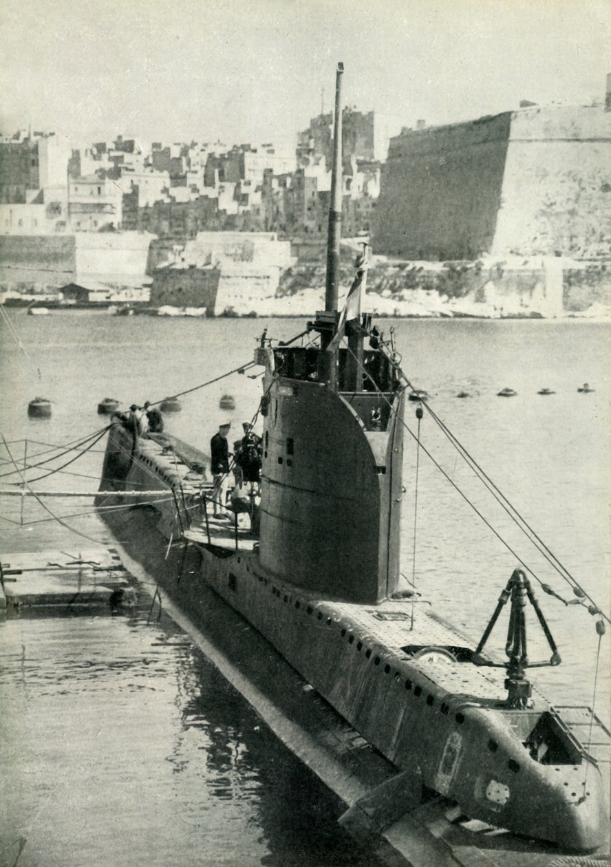 Sommergibile britannico a Malta, Seconda Guerra Mondiale, 1945 da Unbekannt