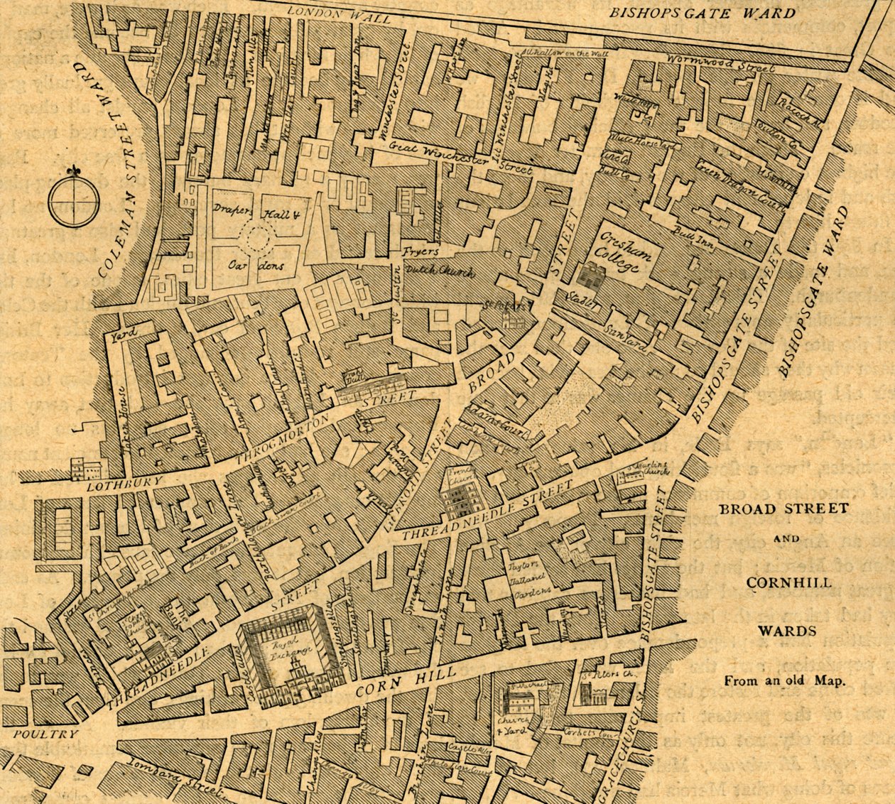Quartieri di Broad Street e Cornhill, 1897 da Unbekannt