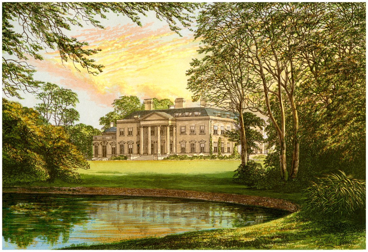 Broadlands, Hampshire, casa della famiglia Cowper-Temple, c1880 da Unbekannt