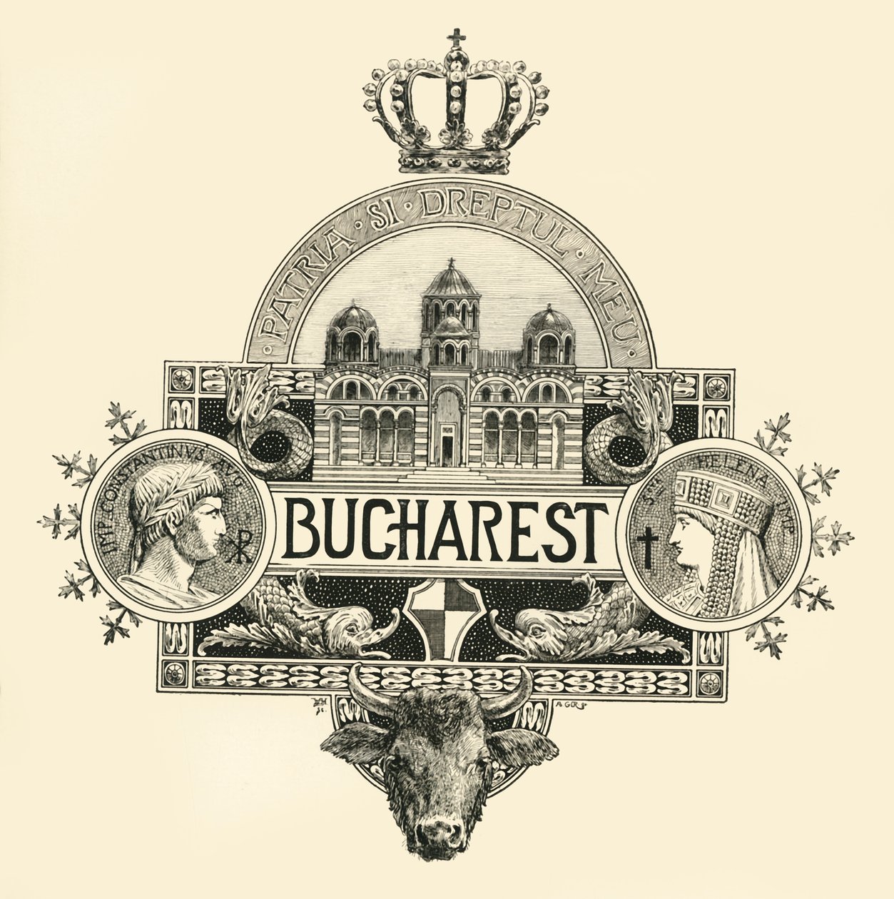 Bucarest, fine XIX - inizio XX secolo da Unbekannt