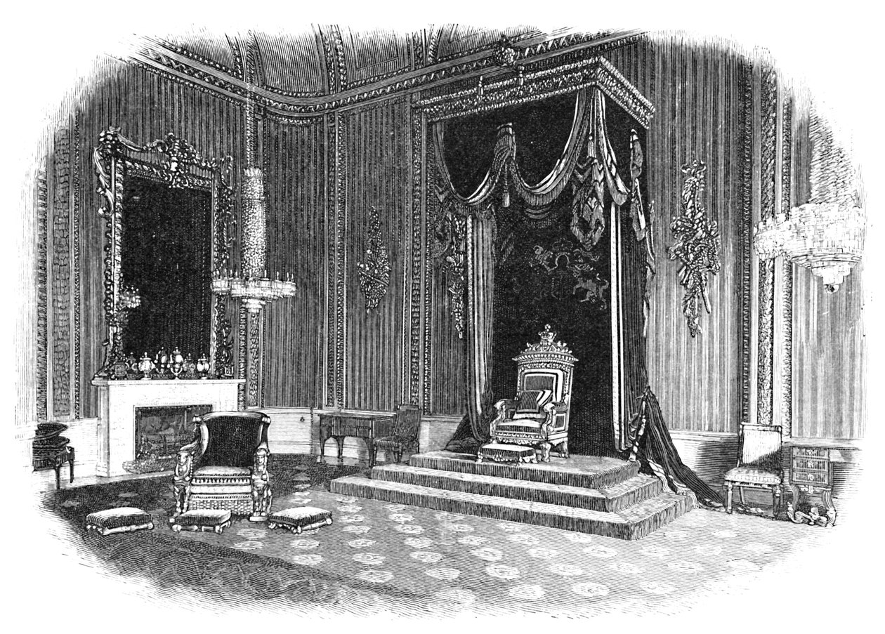 Buckingham Palace: La Sala del Trono da Unbekannt