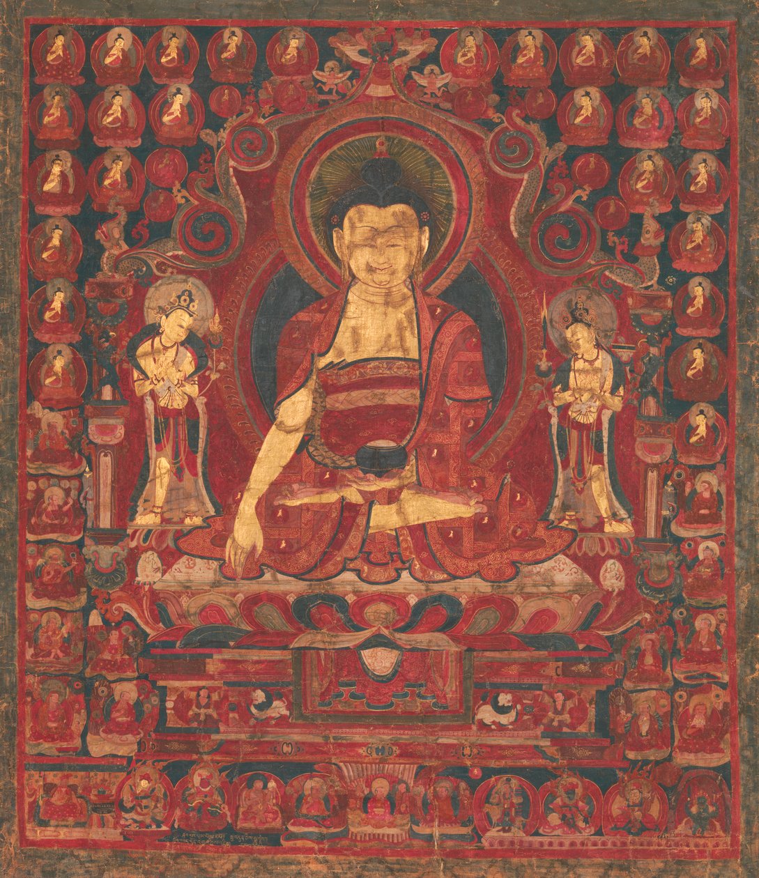 Buddha Shakyamuni come Signore dei Muni, metà XVII secolo da Unbekannt