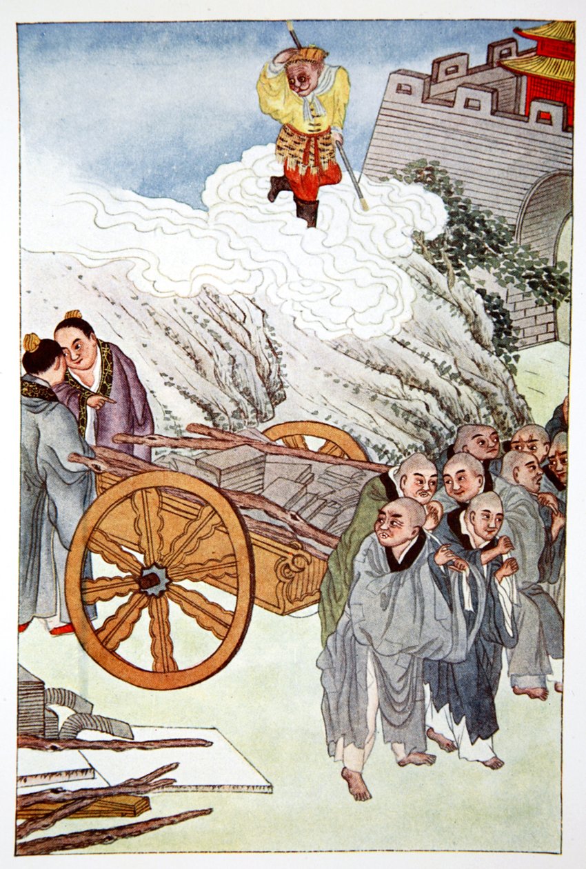 Buddisti come schiavi nel Paese dei Carri Lenti, 1922 da Unbekannt