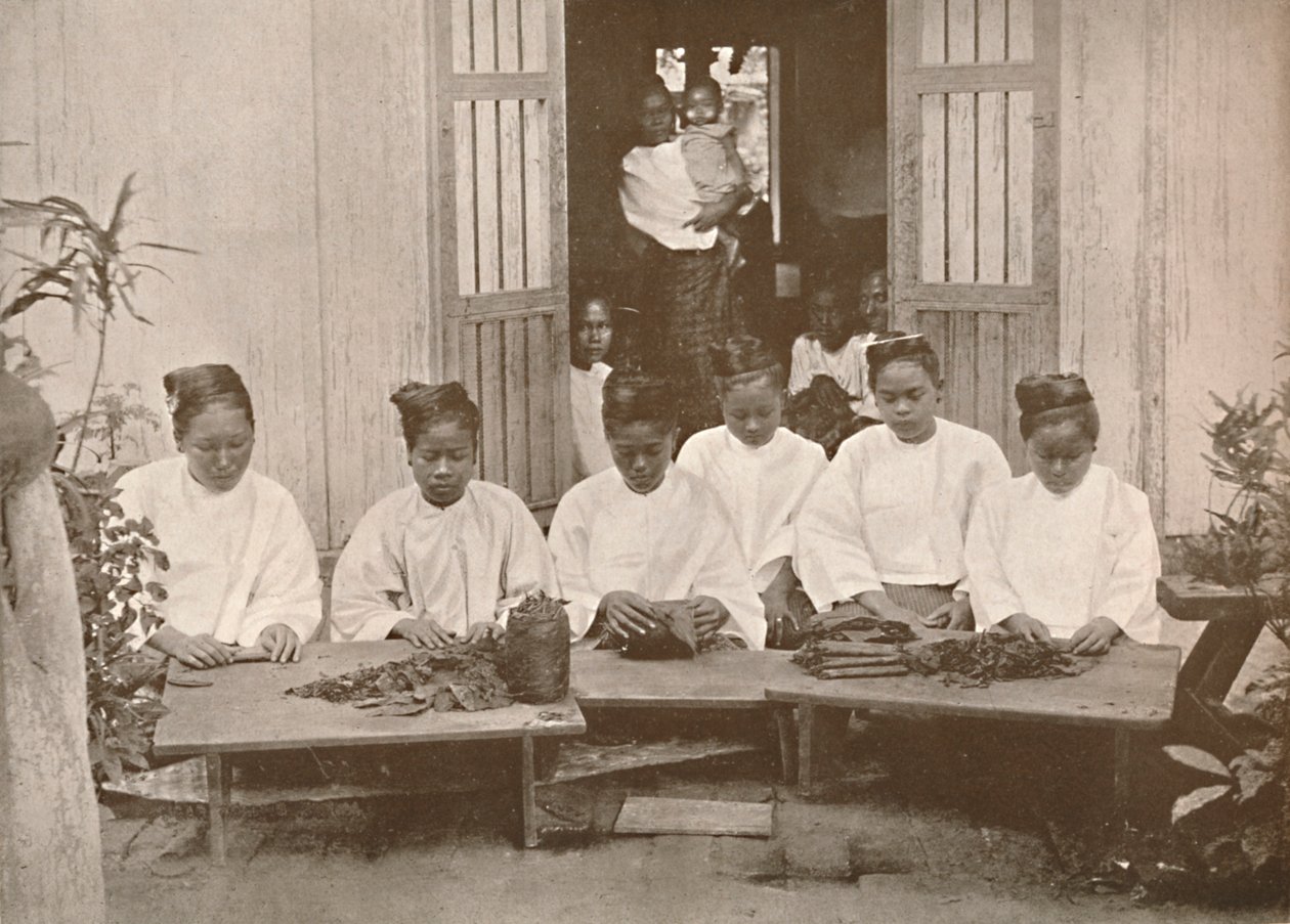 Fabbricanti di sigari birmani, 1900 da Unbekannt