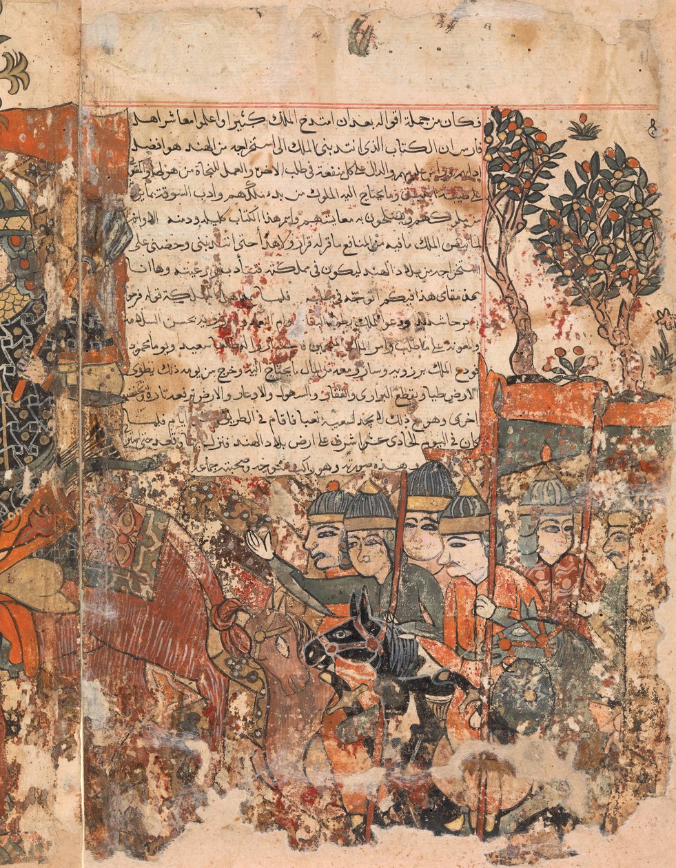 Missione di Burzuya Folio 5v, 6r da un Kalila Wa Dimna di Bidpai, XVIII secolo da Unbekannt