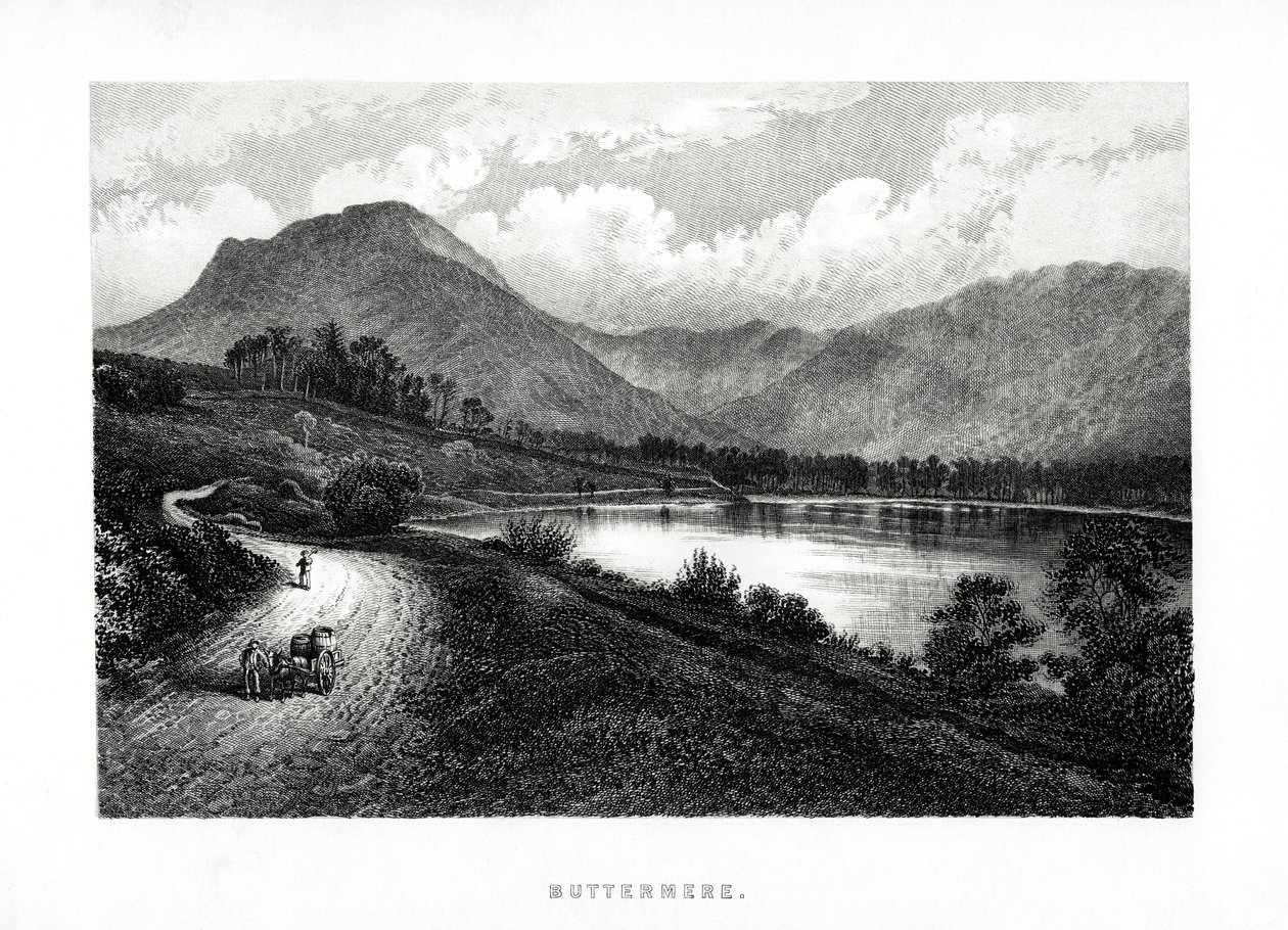 Buttermere, Distretto dei Laghi, Cumbria, 1896 da Unbekannt
