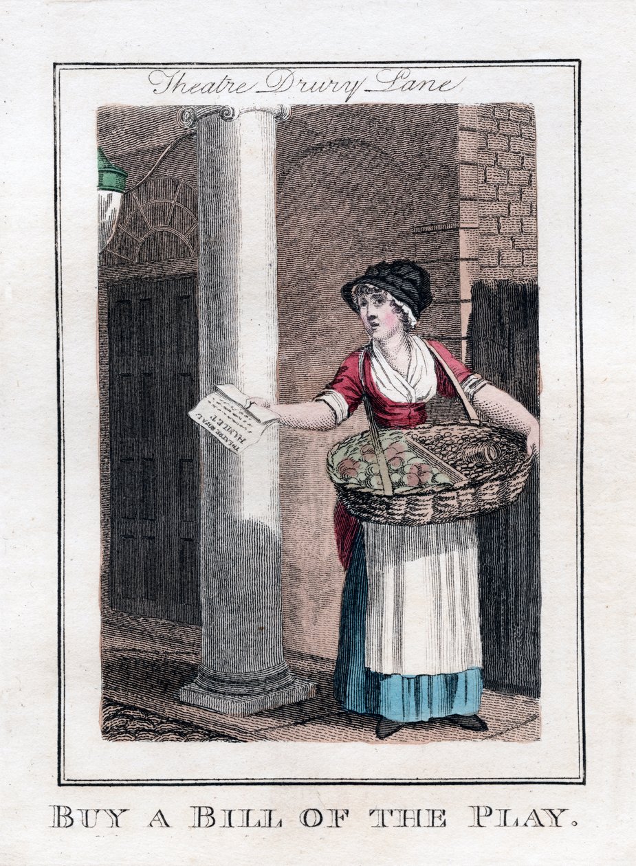 Compra un biglietto dello spettacolo, Drury Lane Theatre, Londra, 1805 da Unbekannt