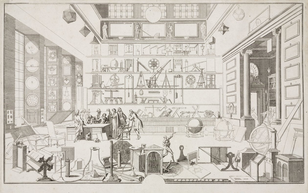 Cabinet de Geometrie di Mr LE CLERC - Centri di ricerca Il laboratorio fisico dell