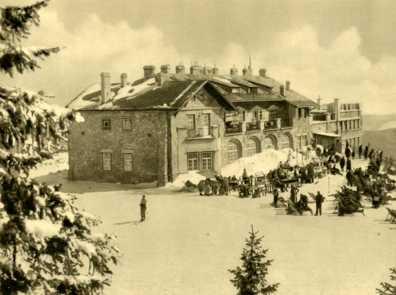 Stazione della funivia, Monti Rax, Bassa Austria, c. 1935 da Unbekannt