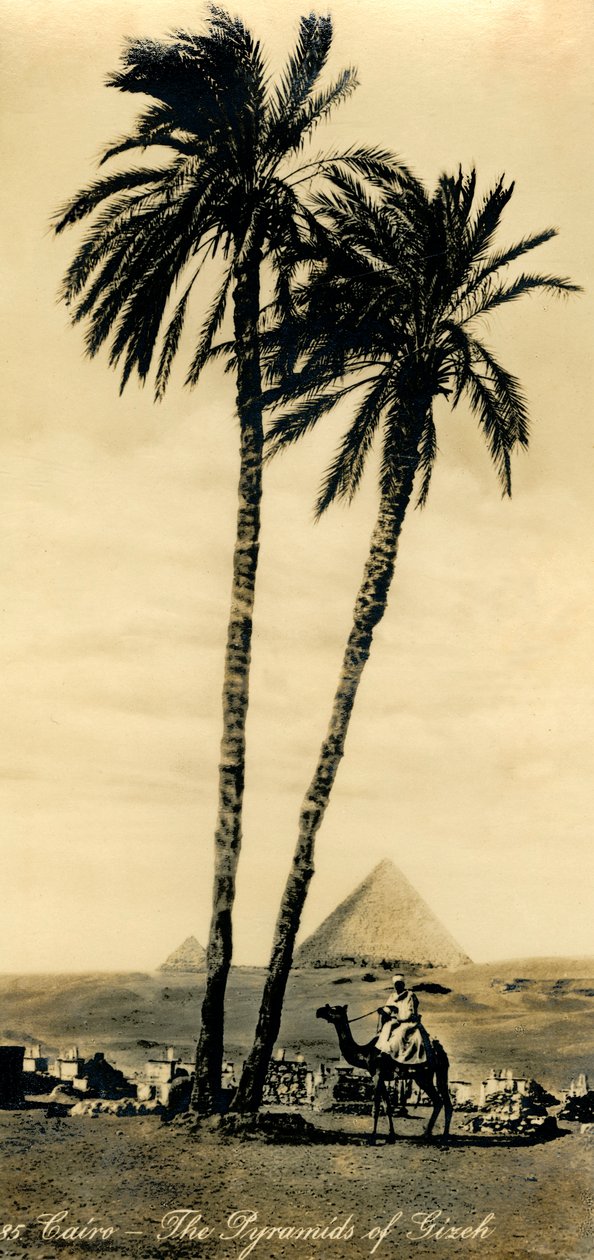 Il Cairo - Le Piramidi di Giza, c1918-c1939 da Unbekannt