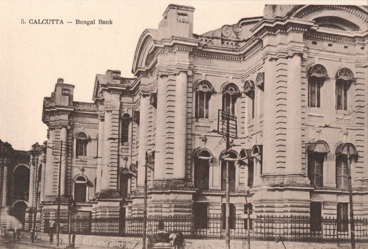 Calcutta - Banca del Bengala, c1900 da Unbekannt