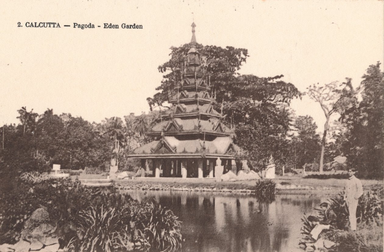 Calcutta - Pagoda - Giardino Eden, c1900 da Unbekannt