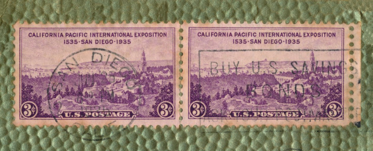Esposizione Internazionale del Pacifico della California - Francobollo degli Stati Uniti, c1935 da Unbekannt