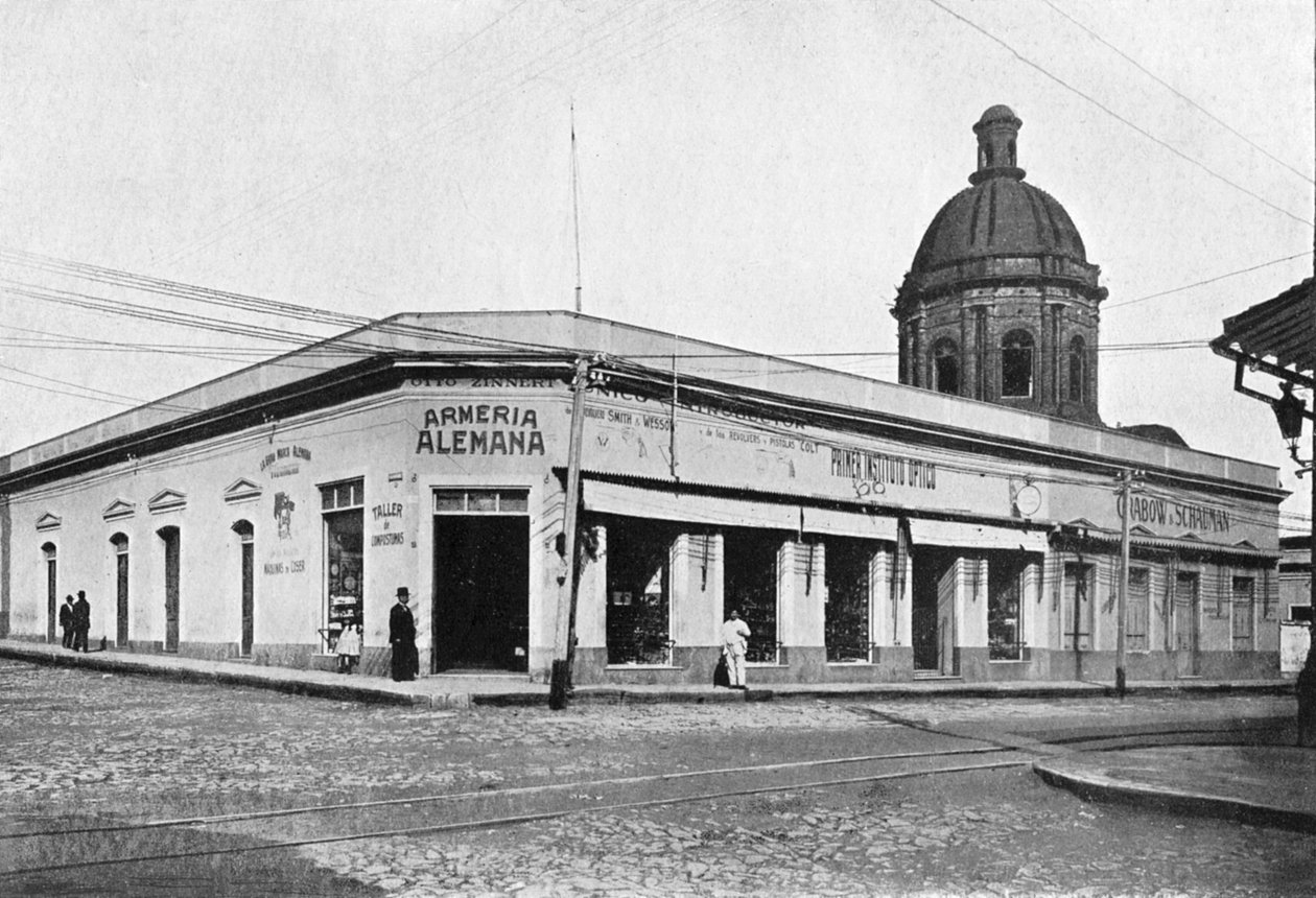 Calle Palmas, Asuncion, Paraguay, 1911 da Unbekannt