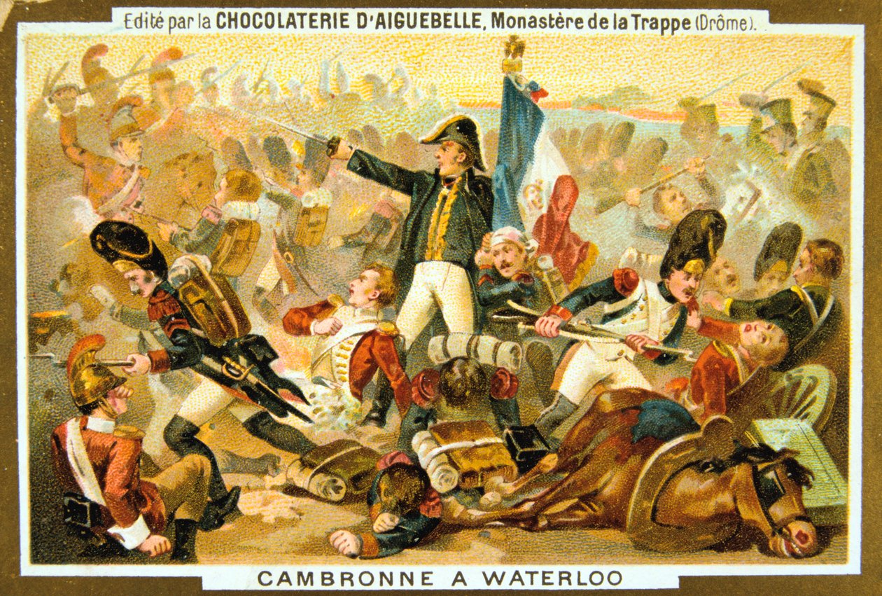 Cambronne alla Battaglia di Waterloo, 18 giugno, 1815, XIX secolo da Unbekannt