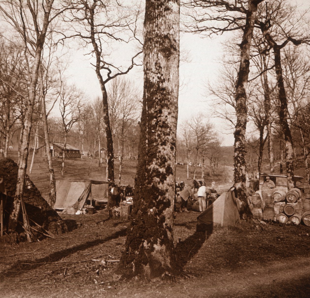 Campo, Genicourt, Francia settentrionale, c1914-c1918 da Unbekannt
