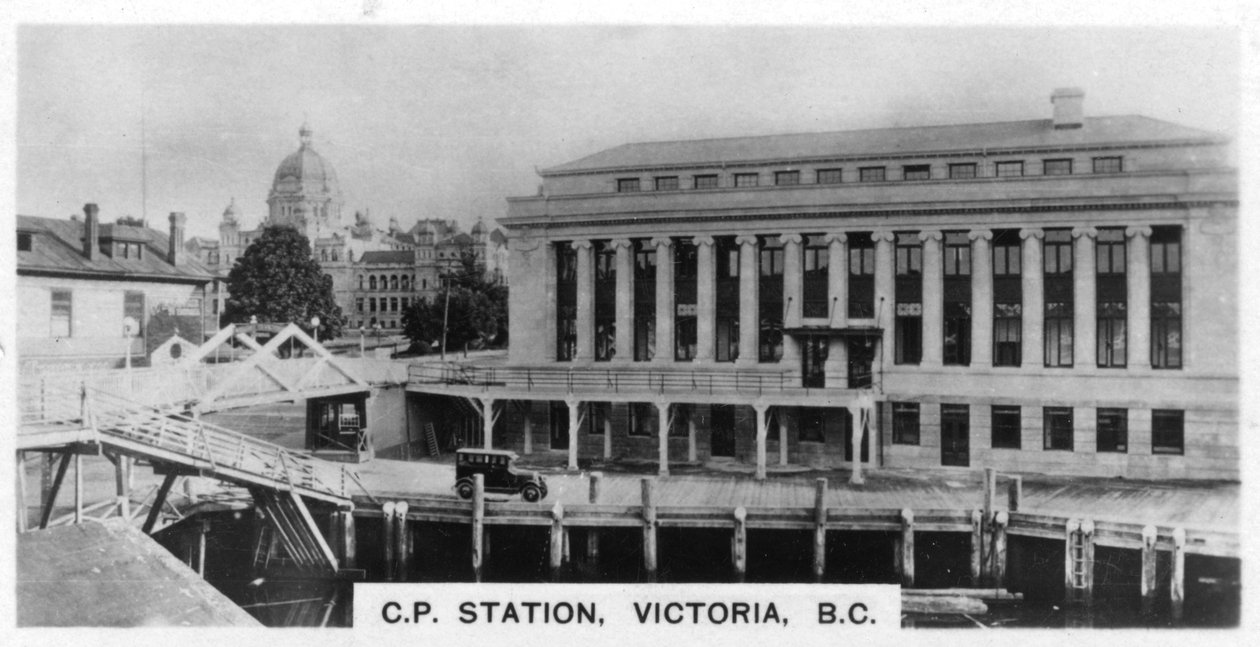 Stazione Canadian Pacific, Victoria, British Columbia, Canada, c1920s da Unbekannt