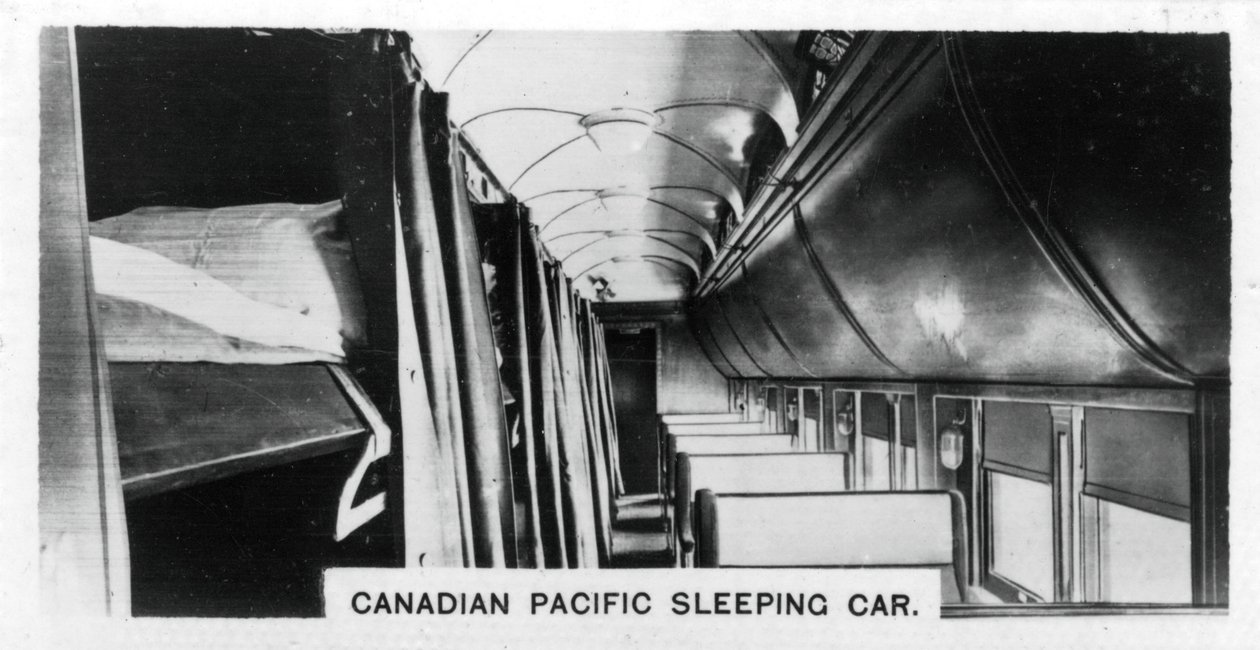 Carrozza letto della Canadian Pacific, Canada, c1920s da Unbekannt