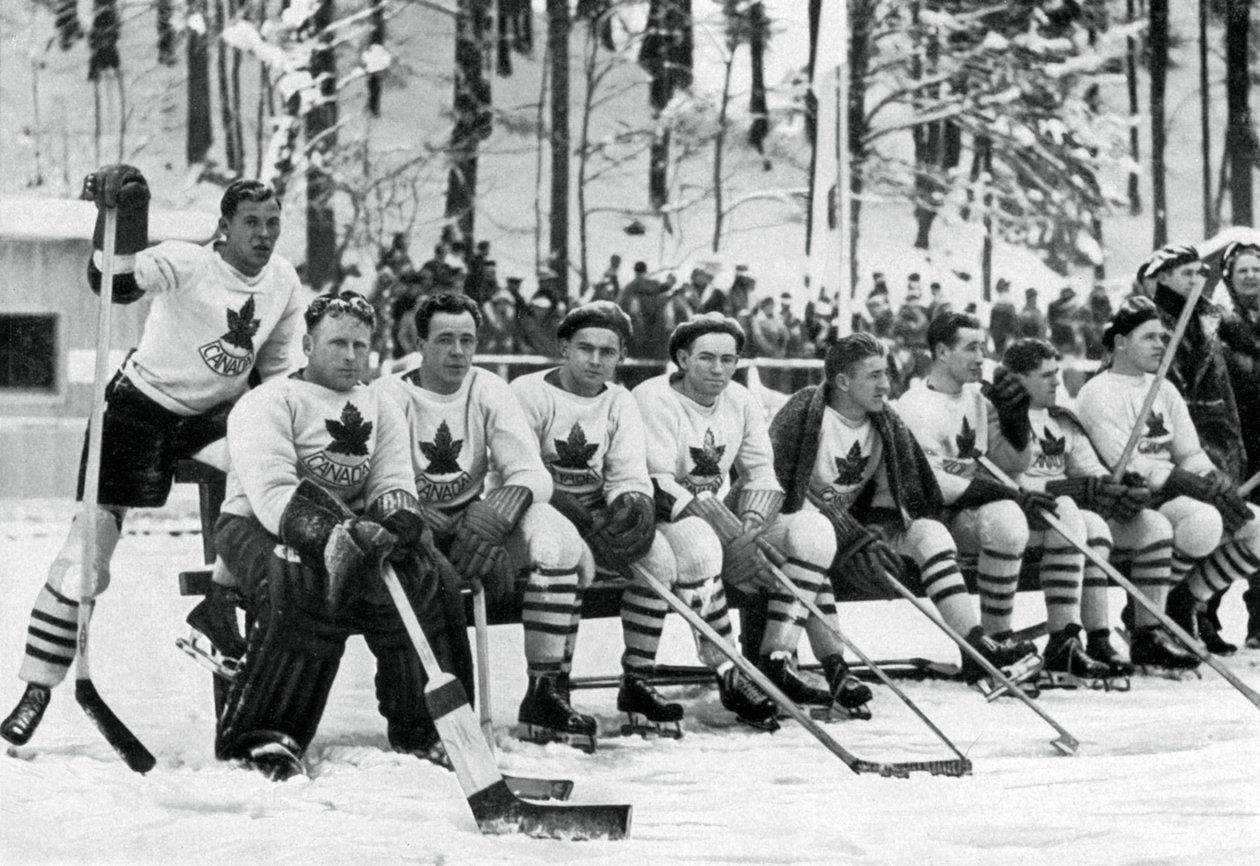 Squadra canadese di hockey su ghiaccio, Giochi Olimpici Invernali, Garmisch-Partenkirchen, Germania, 1936 da Unbekannt