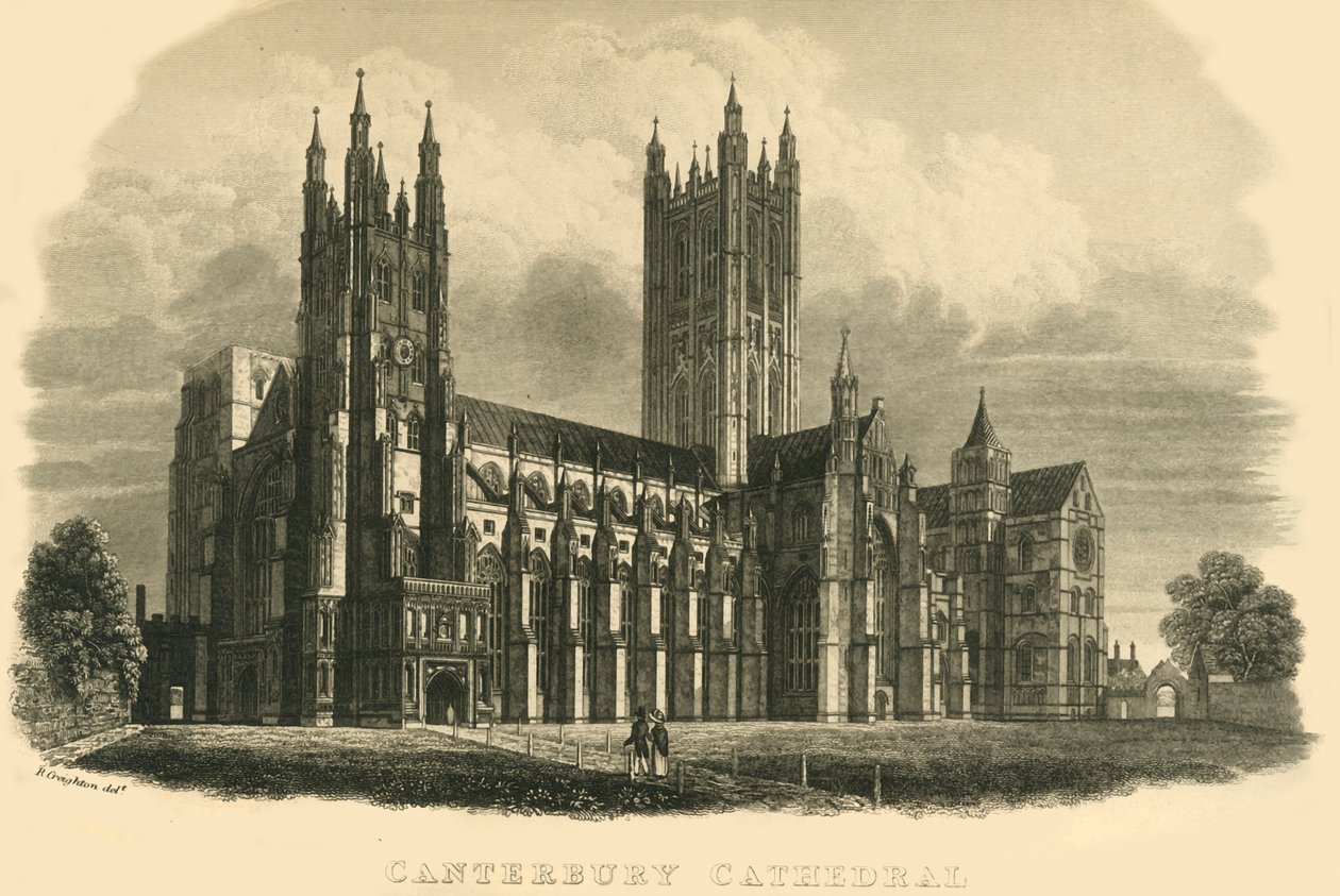 Cattedrale di Canterbury, inizio-metà XIX secolo da Unbekannt