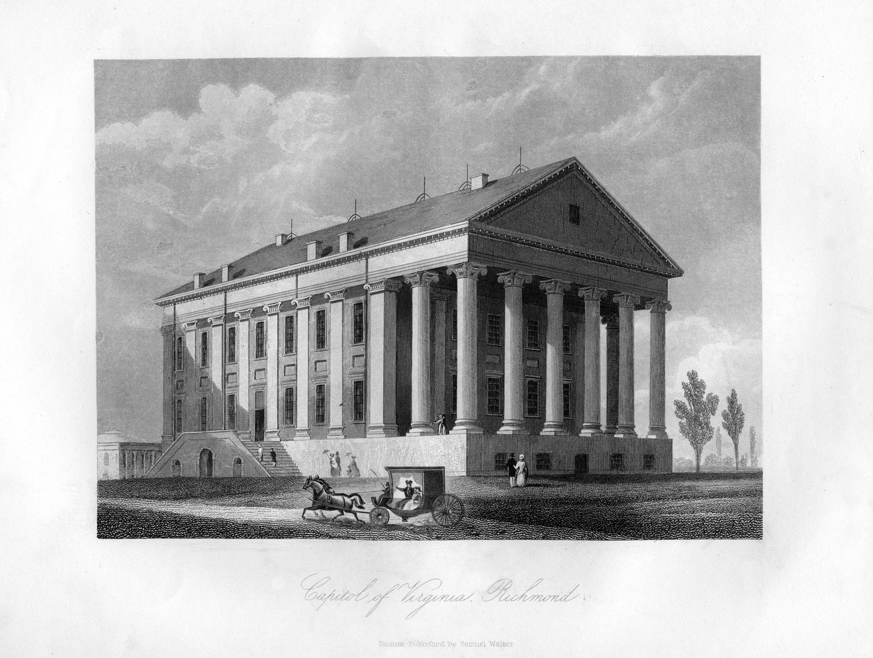 Campidoglio della Virginia, Richmond, USA, 1855 da Unbekannt