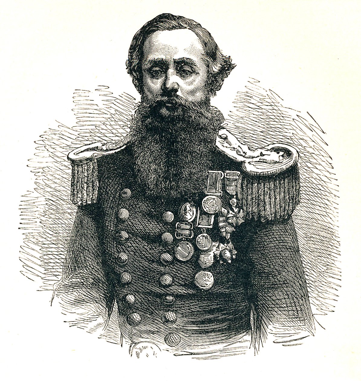 Capitano Cowper Phipps Coles, capitano navale e inventore inglese da Unbekannt