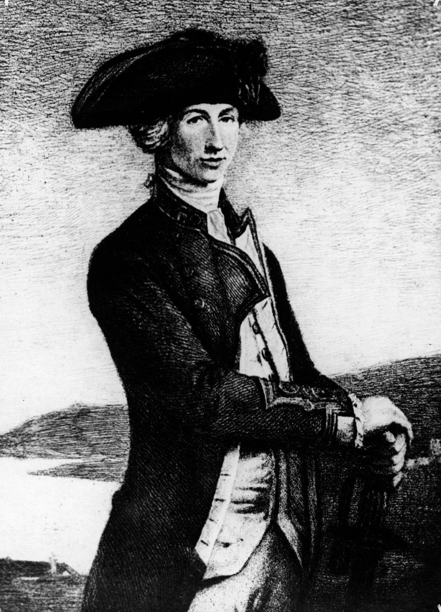 Capitano Horatio Nelson, 1777-1781 da Unbekannt