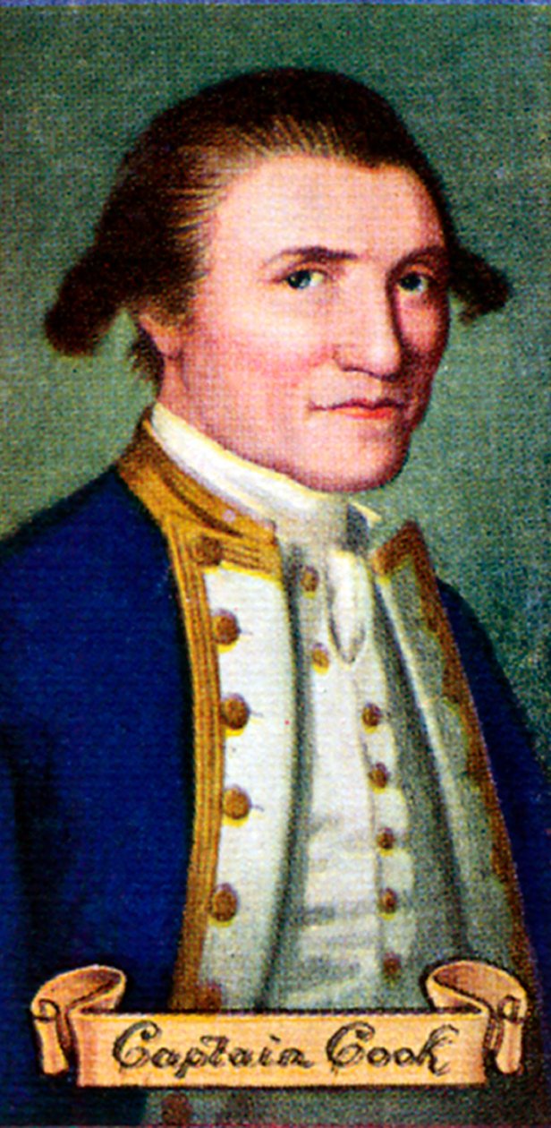 Capitano James Cook, da una serie di carte da sigarette, 1935 da Unbekannt