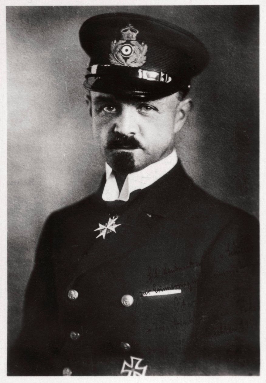 Capitano Peter Strasser, comandante della flotta di dirigibili tedesca, Prima Guerra Mondiale da Unbekannt