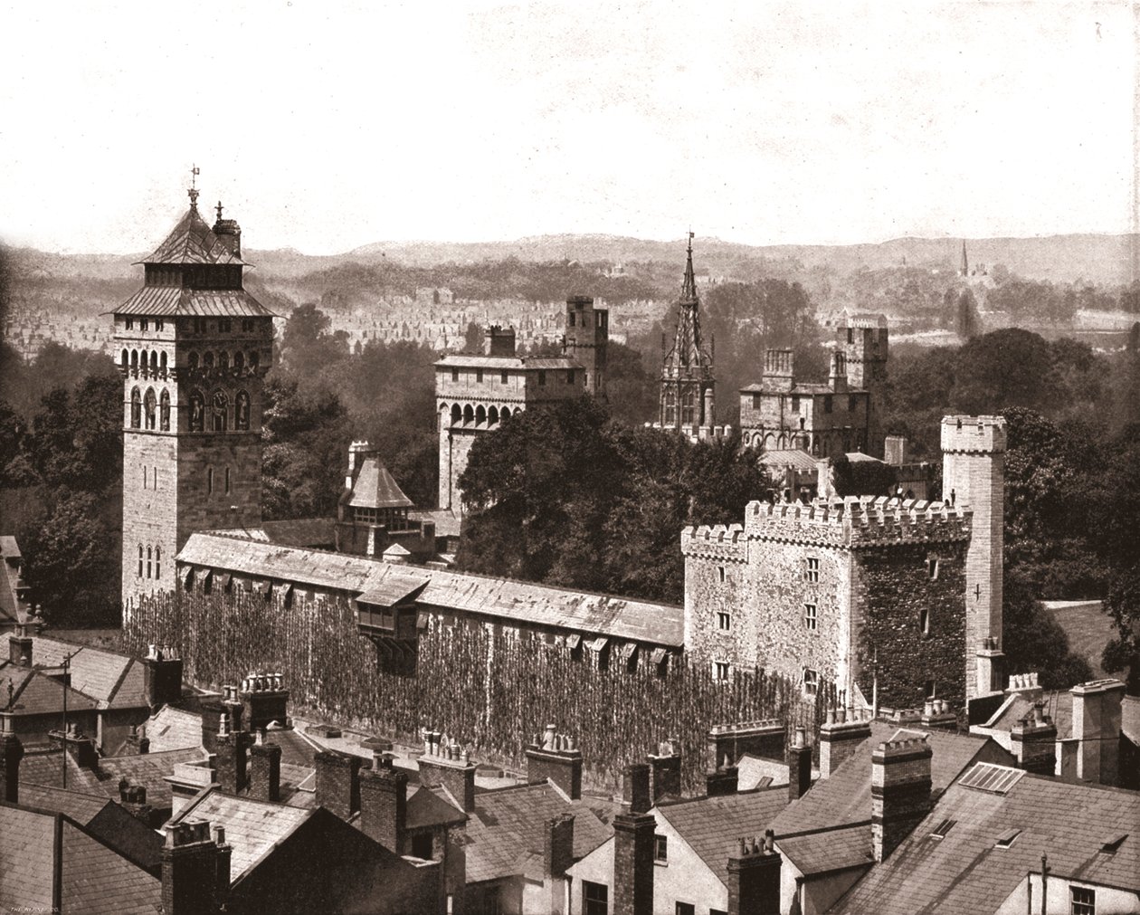 Castello di Cardiff, Cardiff, Galles, 1894 da Unbekannt