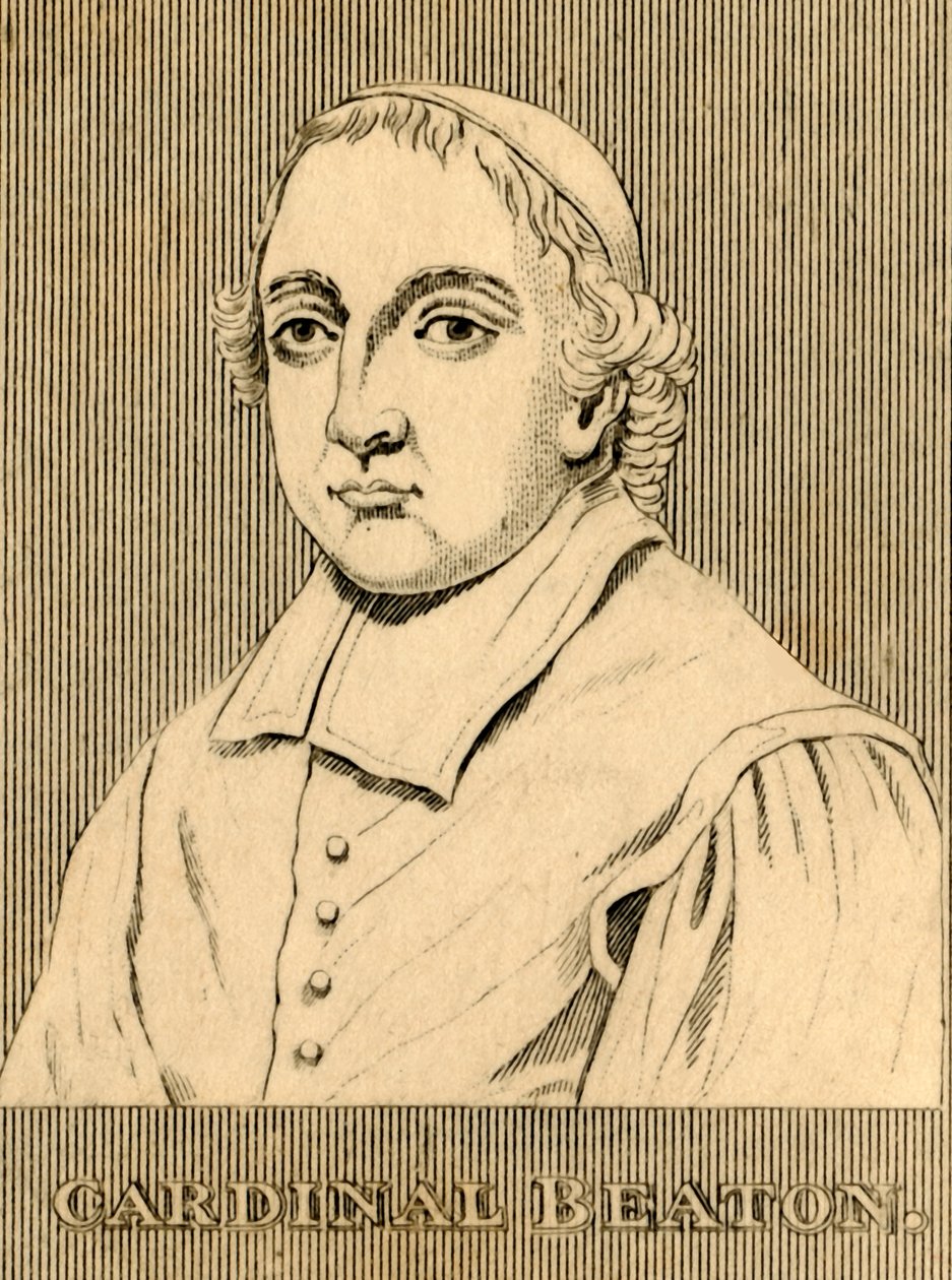 Cardinale Beaton, 1494-1546, 1830 da Unbekannt
