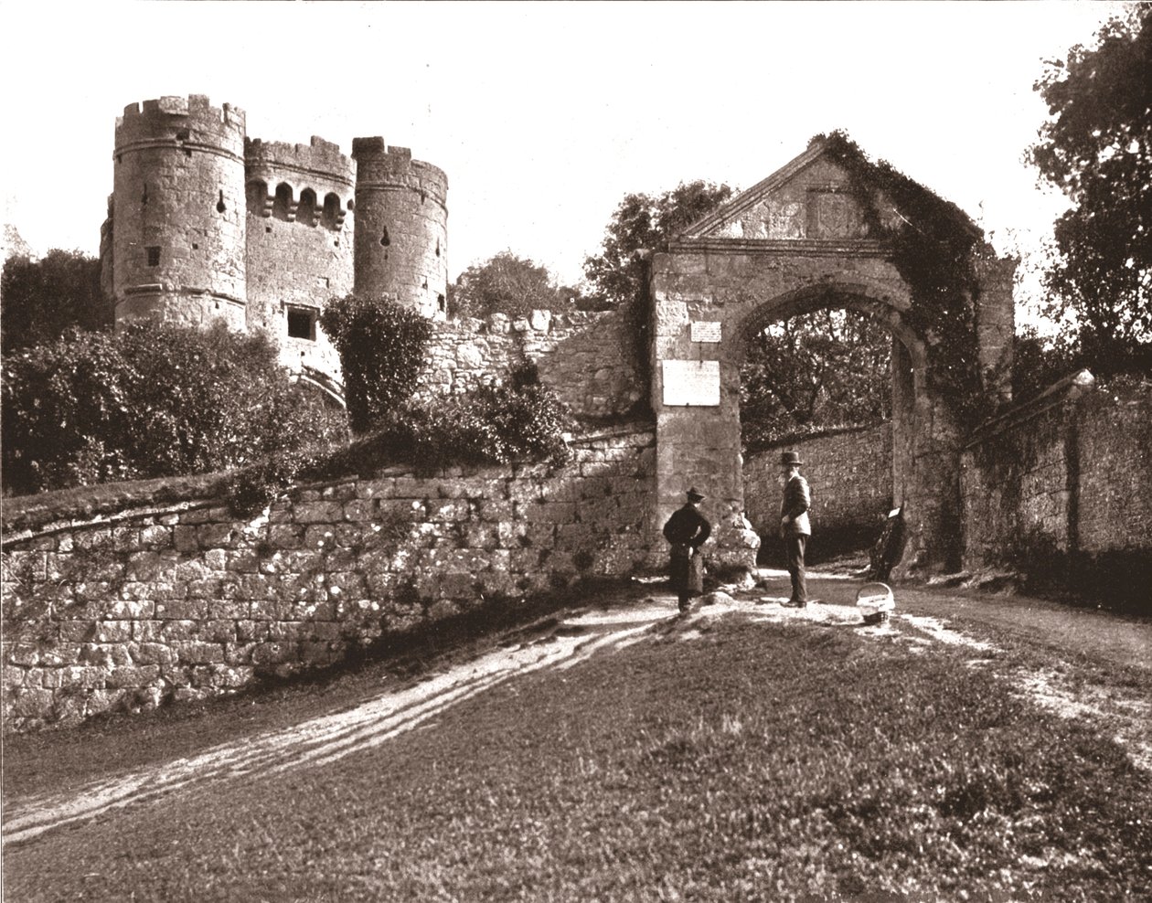 Castello di Carisbrooke, Isola di Wight, 1894 da Unbekannt