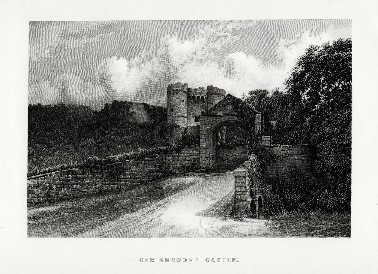 Castello di Carisbrooke, Newport, Isola di Wight, 1896 da Unbekannt