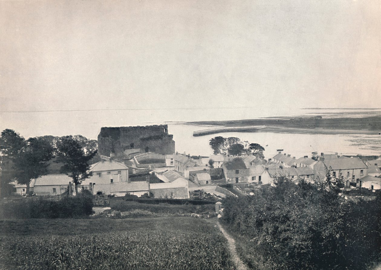 Carlingford - Mostrando le Rovine del Castello di Carlingford, 1895 da Unbekannt