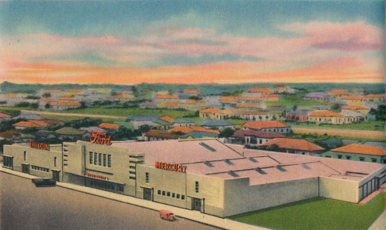 Edificio Carlos Dieppa, Ford, Mercury, Lincoln Service, Barranquilla, anni 