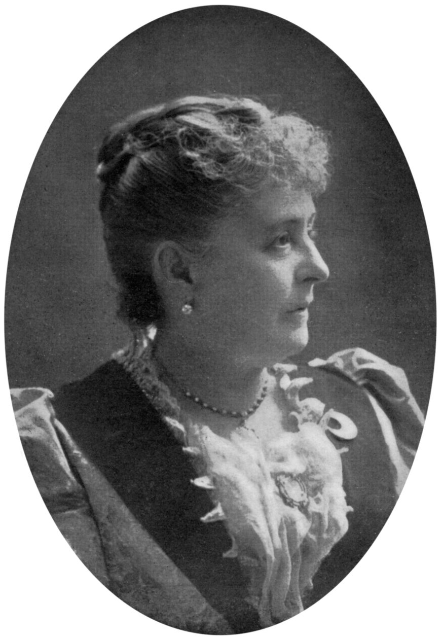 Caroline Lavinia Scott Harrison, moglie del Presidente Benjamin Harrison da Unbekannt